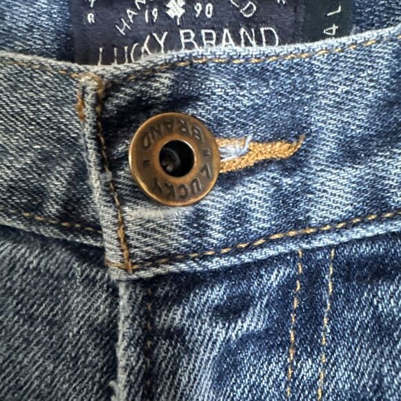 Lucky Brand 121 Heritage Slim Jeans Men's Size 34x30 (Actual 37x29) Blue Denim - Picture 3 of 10